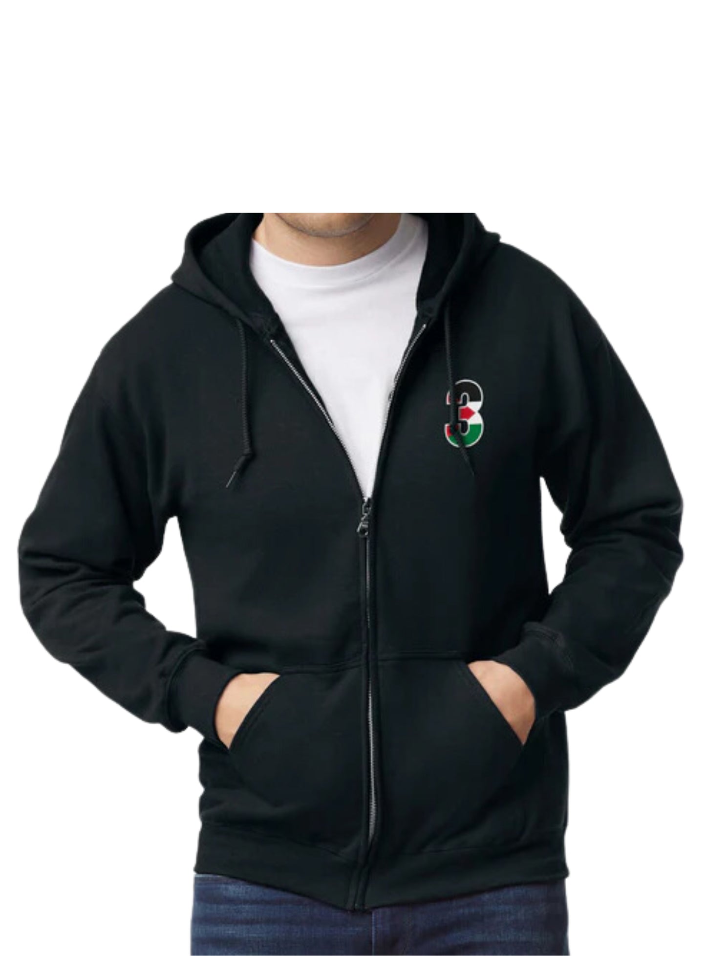 Heavyweight Full Zip Hoodie Black S-5XL Code: HFZHB-280