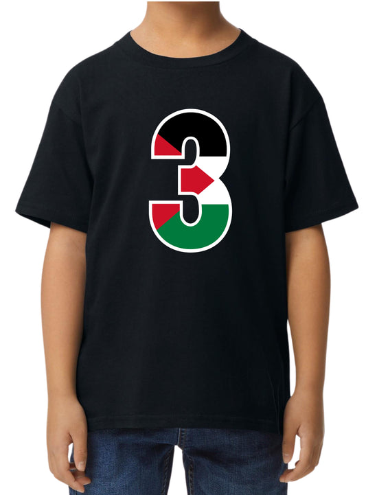 Kids Midweight Ringspun T-Shirt YXS to YXL (4yrs to 14yrs) Black Code: KMRTB-185