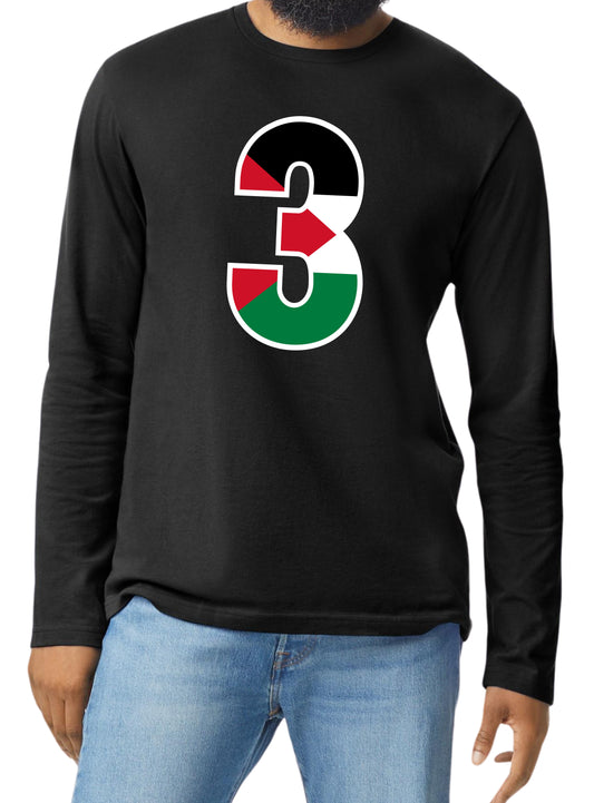 Softstyle Long Sleeve T-Shirt Black  S-2XL Code: SLSTB-150