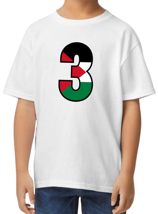 Kids Midweight Ringspun T-Shirt YXS to YXL (3yrs to 14yrs) White  Code: KMRTW-185